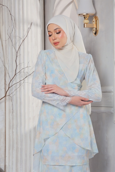 Kurung Lily Mom - Blue